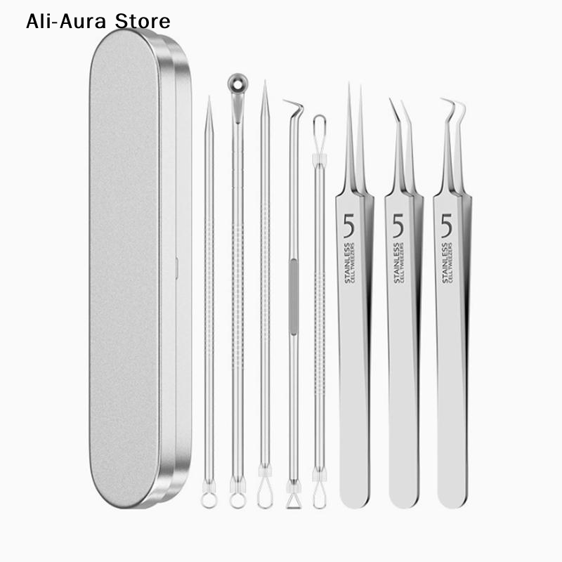 Skincare You - 7/8Pcs Blackhead Remover Kit Professional Blackhead