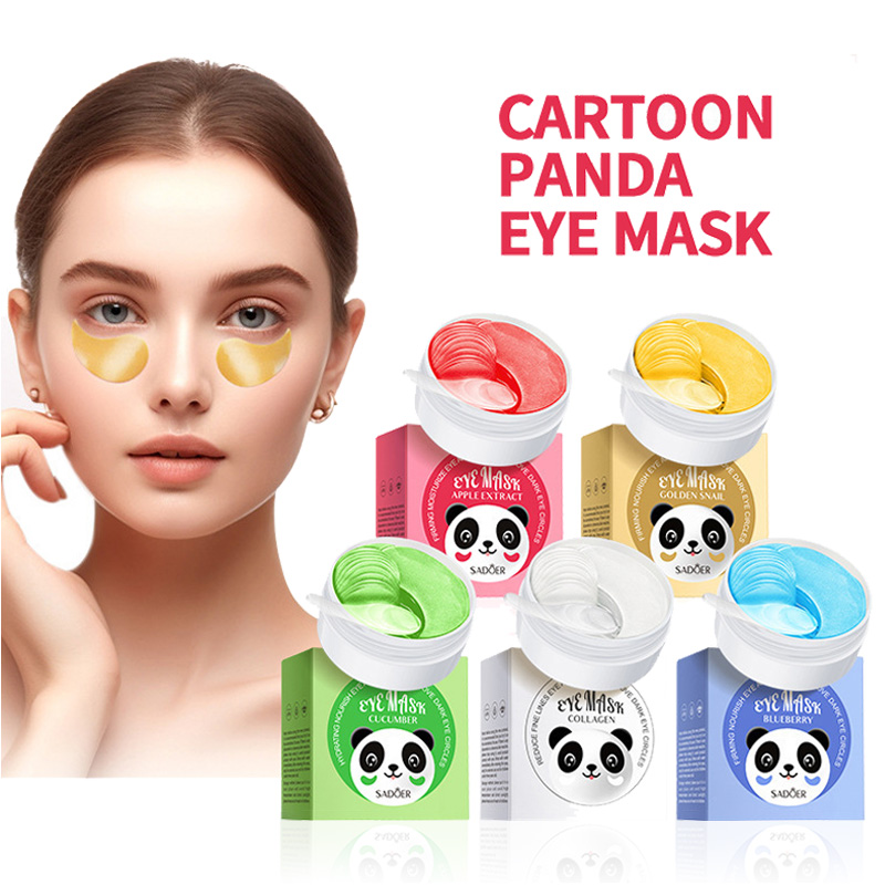 Collagen Sheet Mask - 60pcs SADOER Crystal Collagen Eye Mask