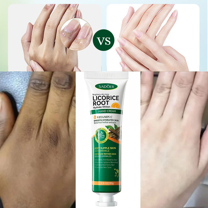 Licorice Root Extract - Fast Whitening Dark Knuckles Hand Cream