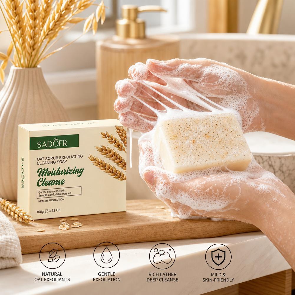 Oat Scrub Exfoliating Cleaning - Skincare Oat ulasan dan harga