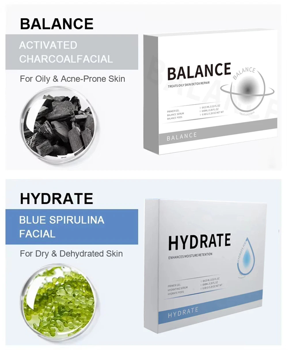 7 Types Facial CO2 Oxygen Bubb - Aha Bha Exfoliant ulasan dan harga