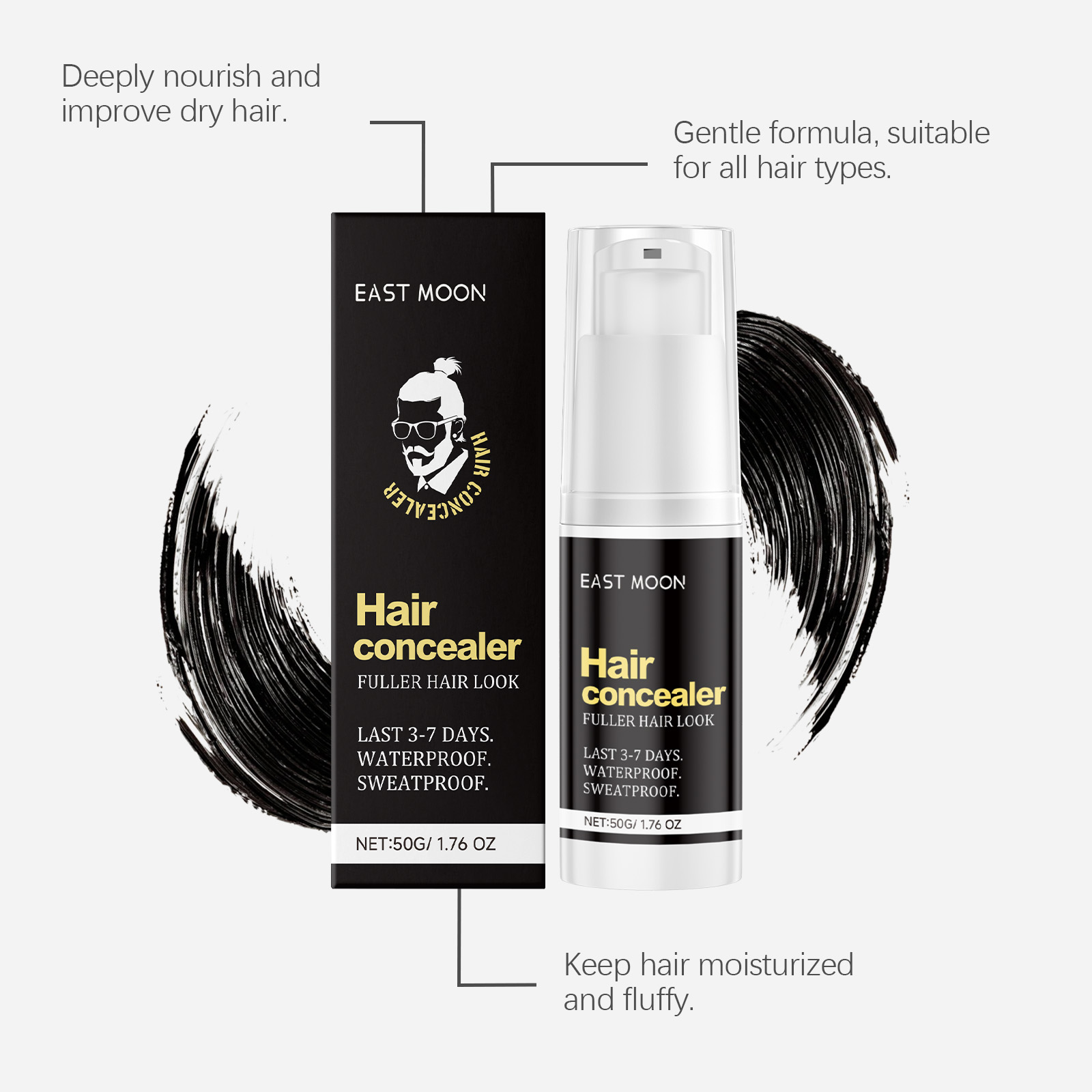 Hair Coverage Concealer Cream  - Licorice Root Extract ulasan dan harga