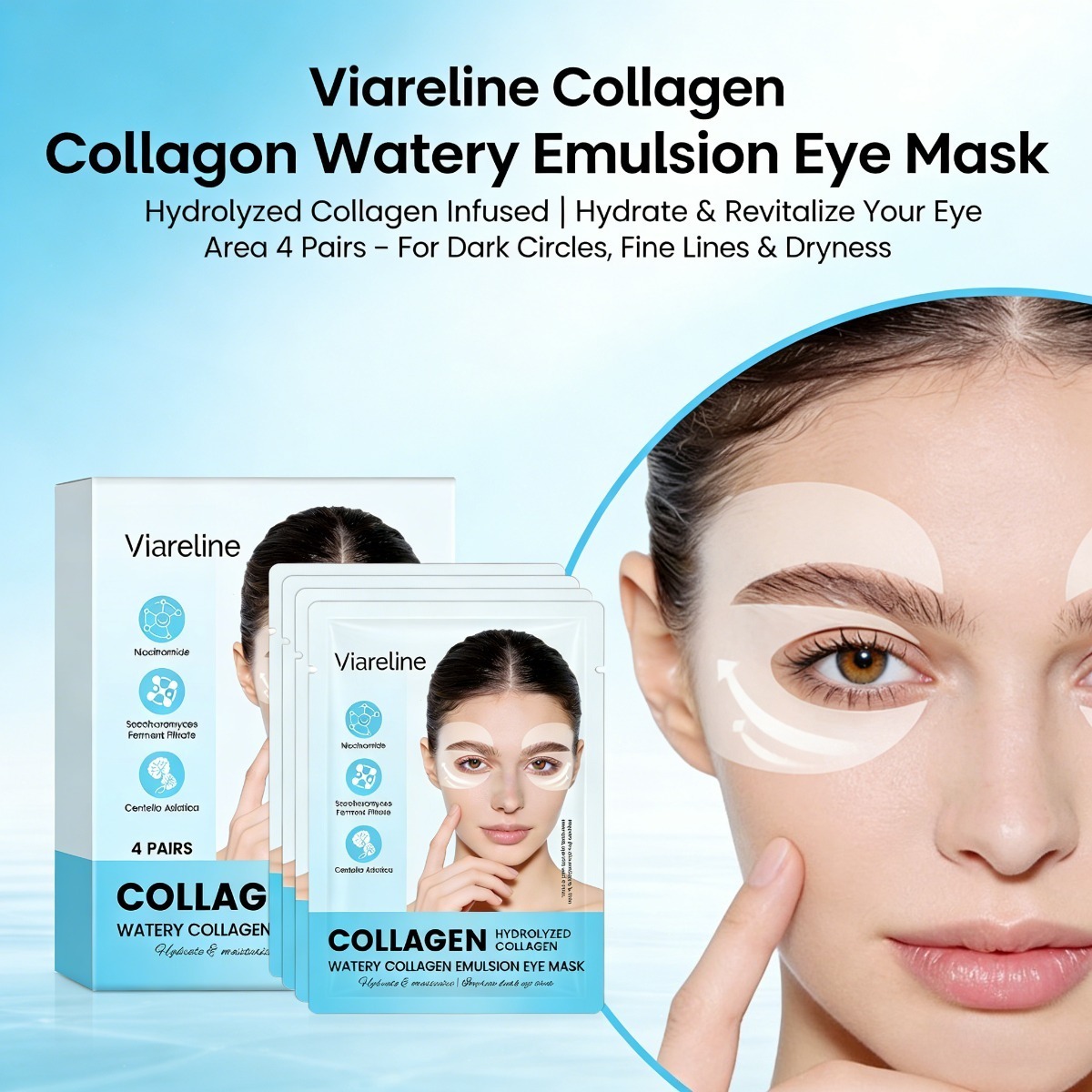 Collagen Eye Patches Reduce Fi - Collagen Sheet Mask ulasan dan harga