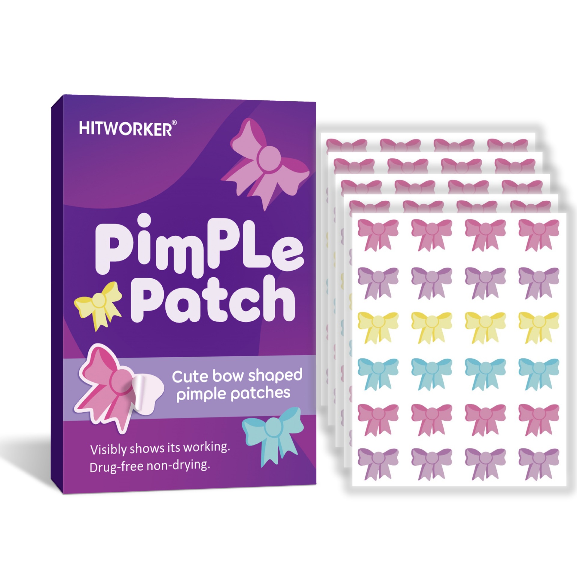 120Pcs Bow Shaped Acne Pimple  - Skincare You ulasan dan harga