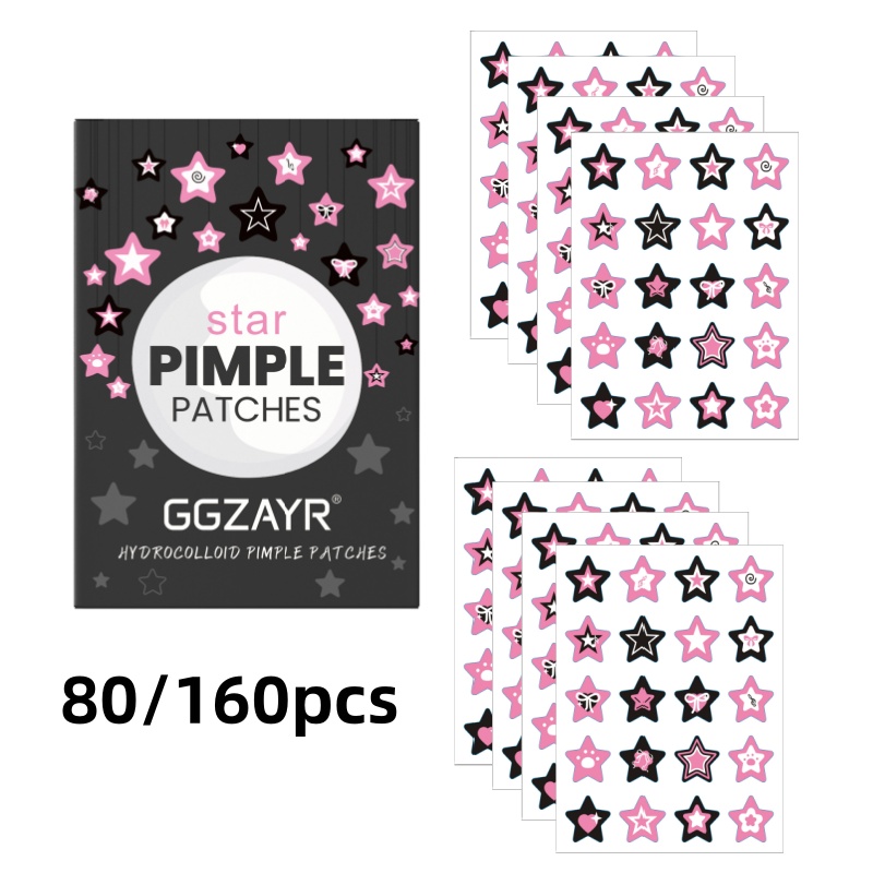 80/160pcs Star Acne Patch Set  - Skincare You ulasan dan harga