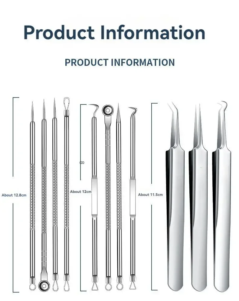 11Pcs/Set Acne Needle Blackhea - Skincare Ingredients Checker ulasan dan harga