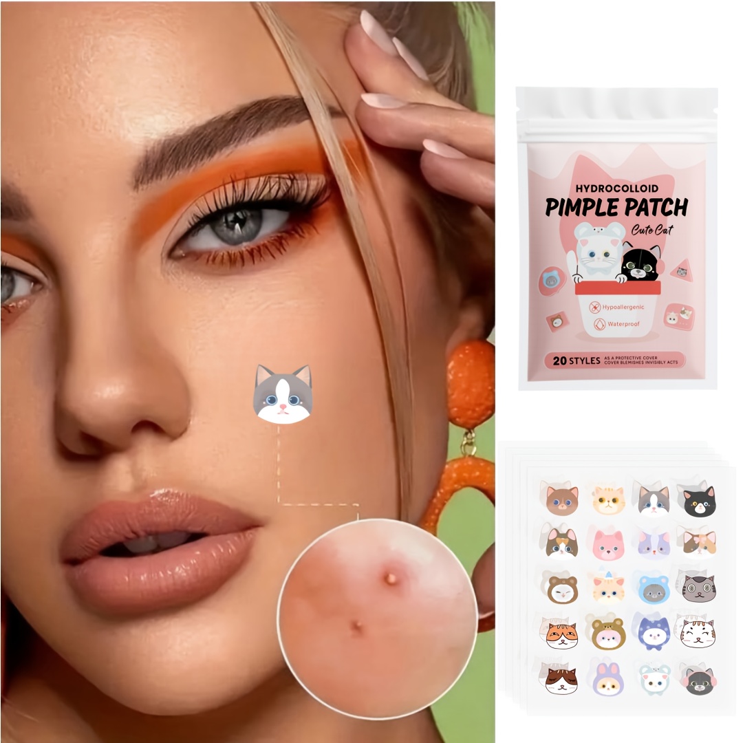 100pieces cute cat Pimple patc - Skincare You ulasan dan harga