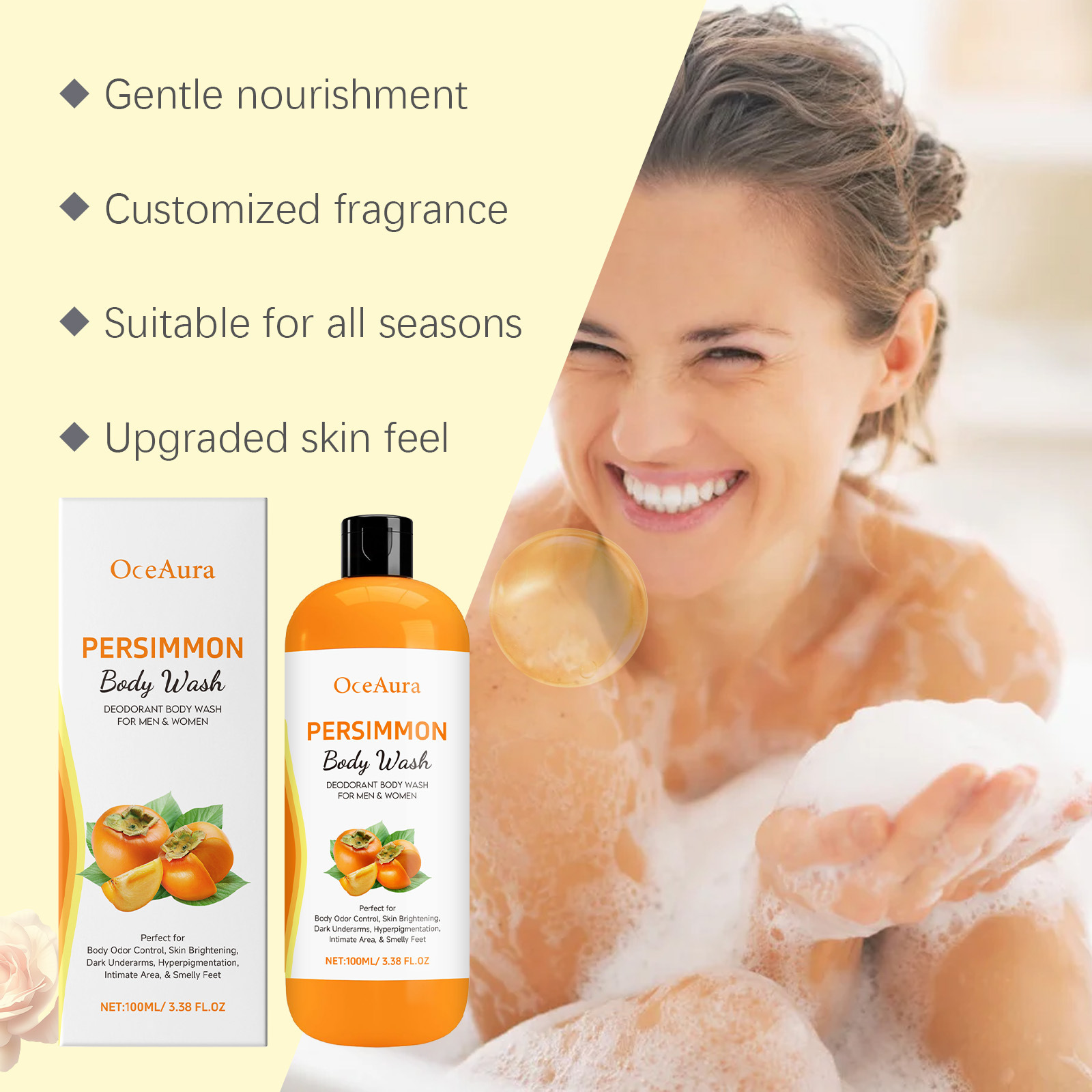 Persimmon Body Wash Remove Dir - Aha Bha Exfoliant ulasan dan harga