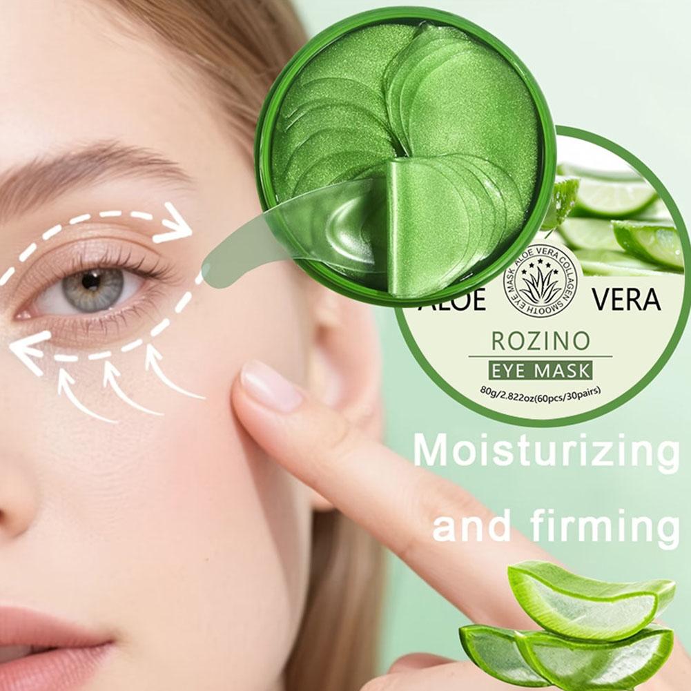 60pcs Aloe Vera Collagen Eye M - Collagen Sheet Mask ulasan dan harga