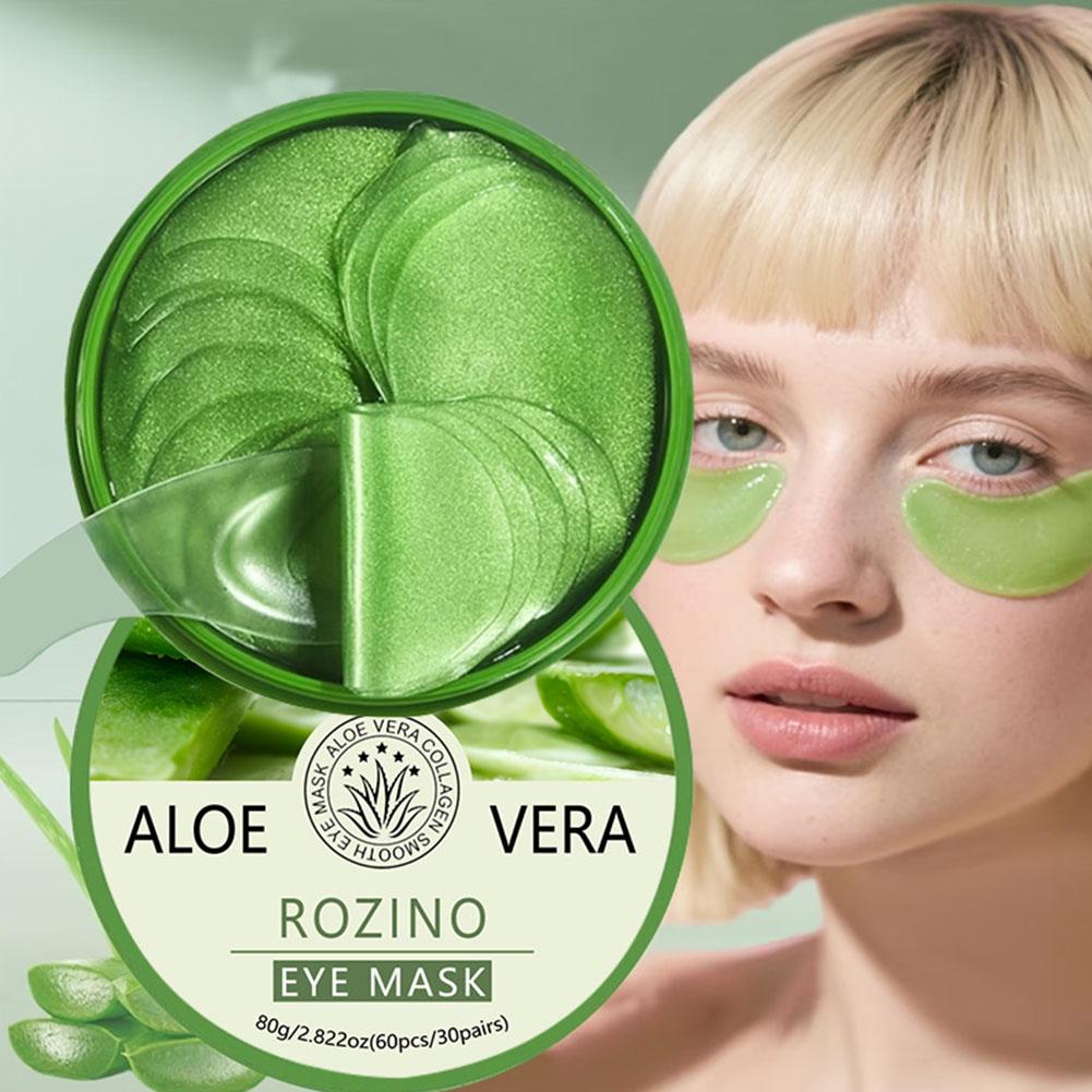 60pcs Aloe Vera Collagen Eye M - Collagen Sheet Mask ulasan dan harga