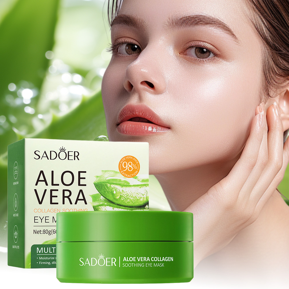 SADOER Aloe Vera Collagen Soot - Collagen Sheet Mask ulasan dan harga