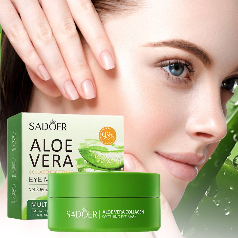 SADOER Aloe Vera Collagen Soot - Collagen Sheet Mask ulasan dan harga