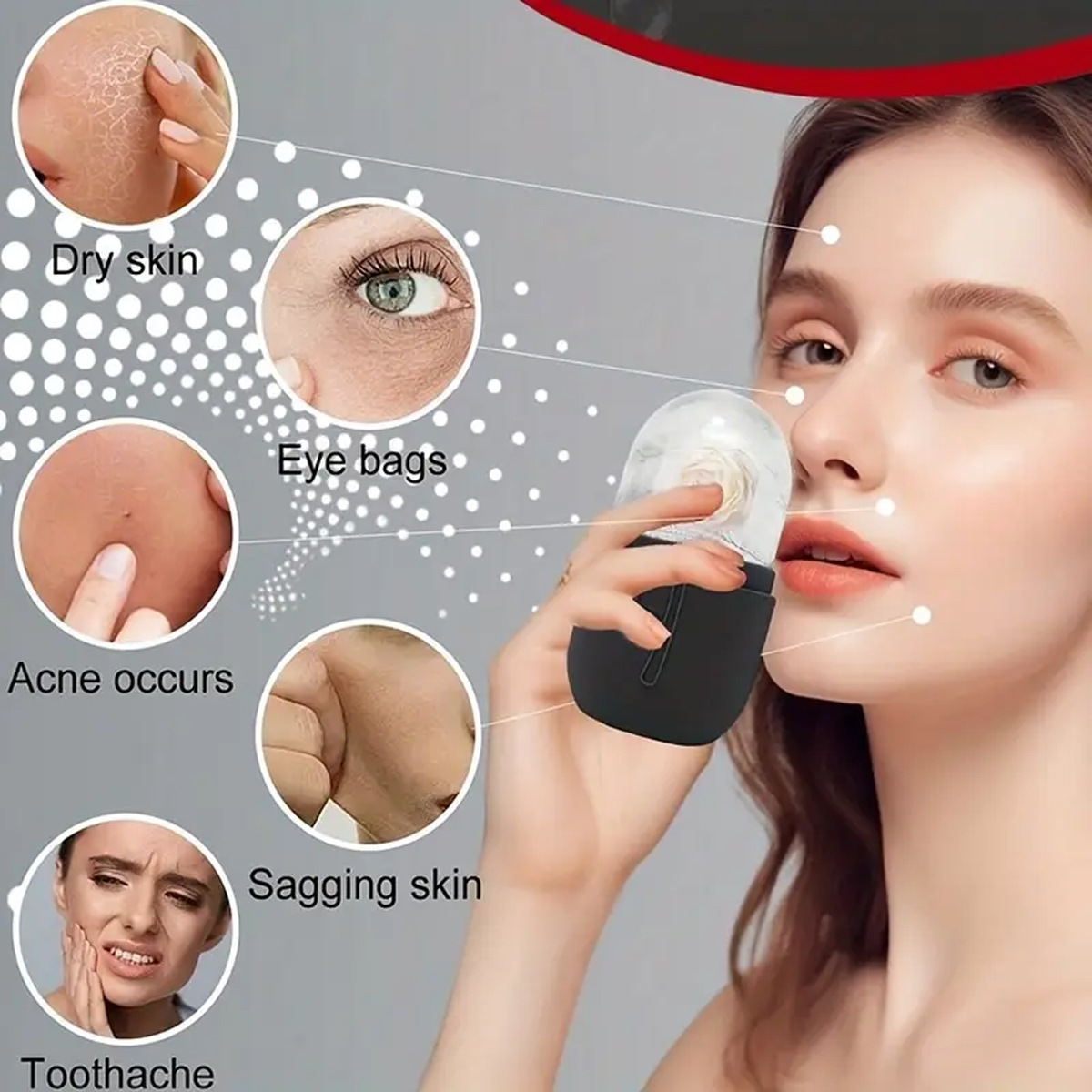 Ice Face Roller Set 1/2/3pcs F - Skincare Ingredients Checker ulasan dan harga