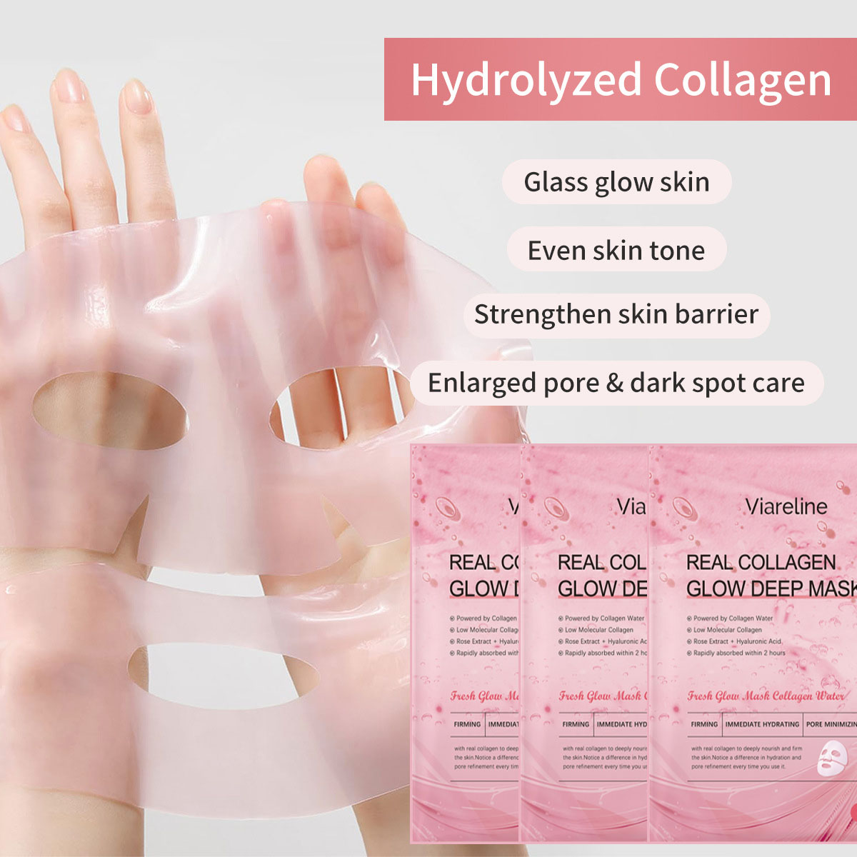 Overnight Collagen Mask Salmon - Collagen Sheet Mask ulasan dan harga