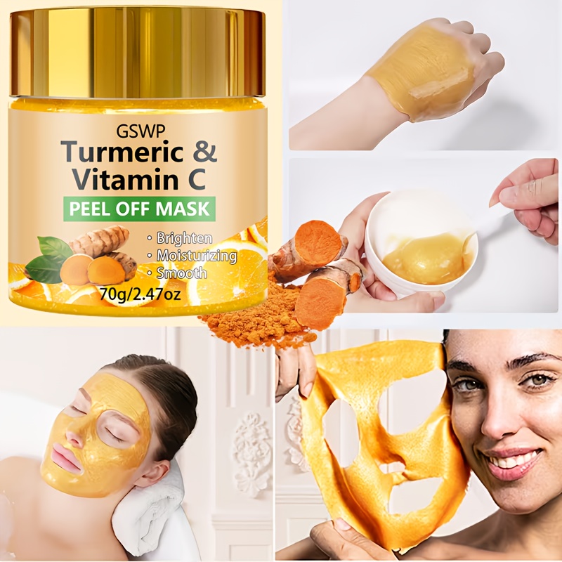 GSWP Turmeric Vitamin C Peel-O - Bentonite Clay Mask ulasan dan harga