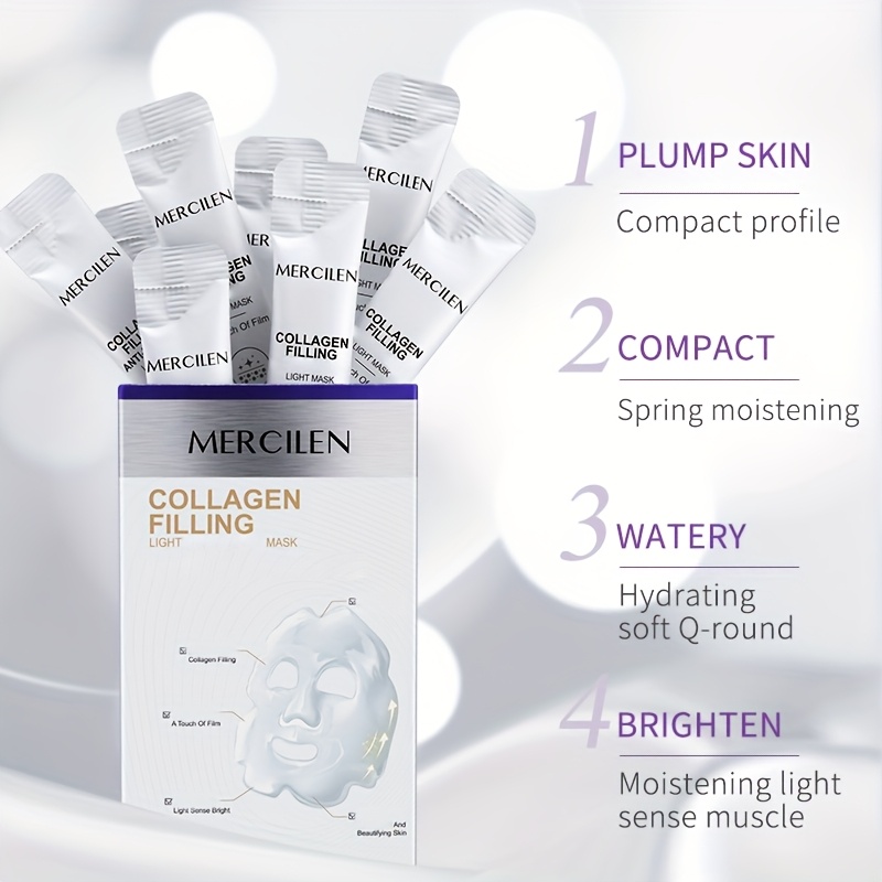 20pcs Mercilen Collagen Peelin - Bentonite Clay Mask ulasan dan harga