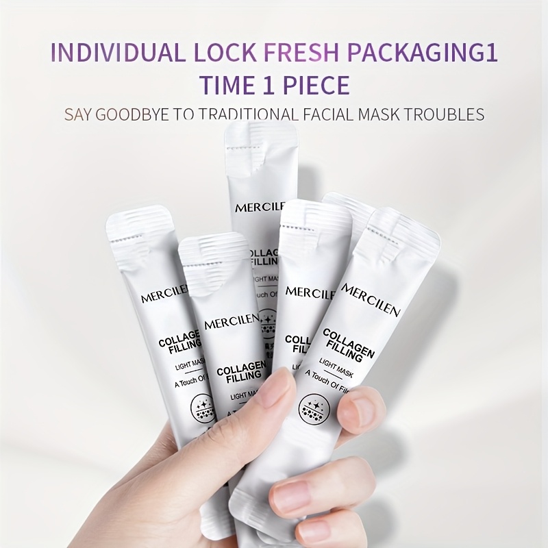 20pcs Mercilen Collagen Peelin - Bentonite Clay Mask ulasan dan harga