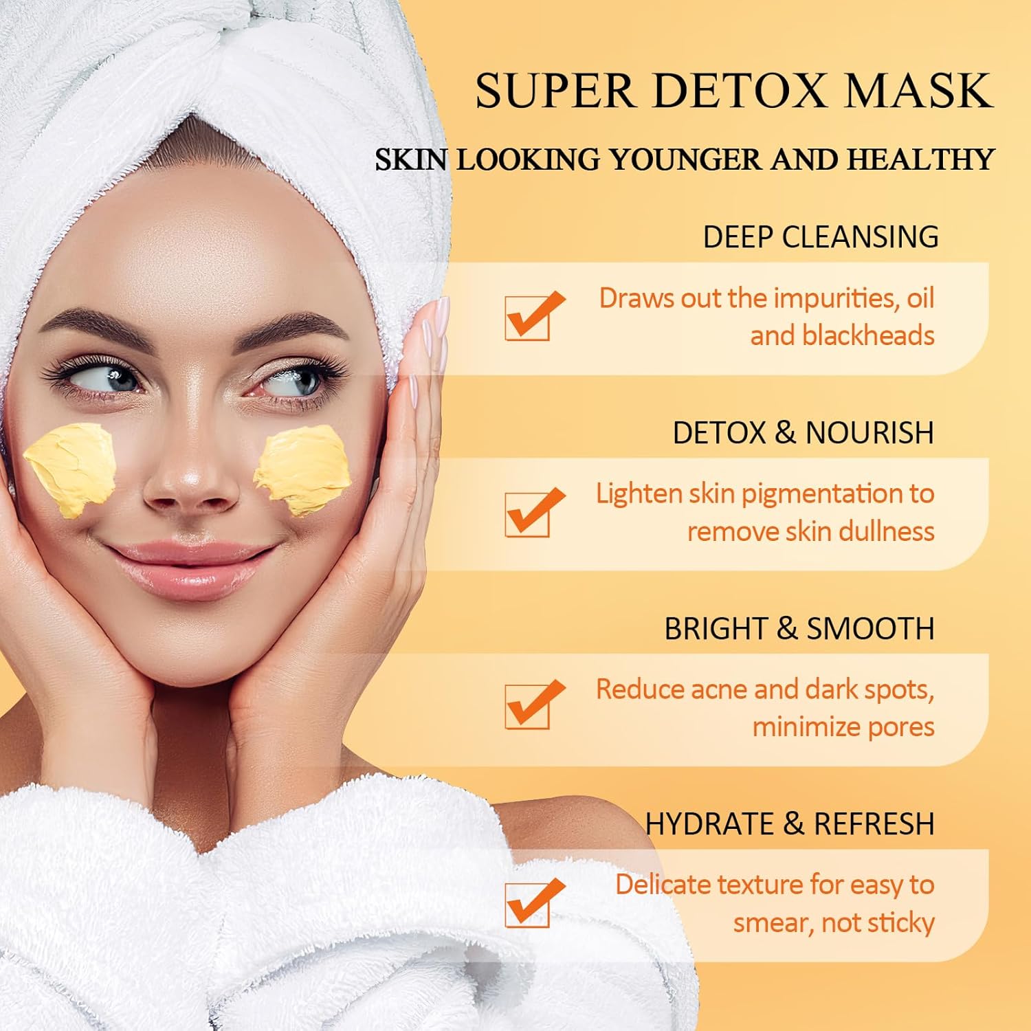 Turmeric Vitamin C Clay Mask C - Bentonite Clay Mask ulasan dan harga