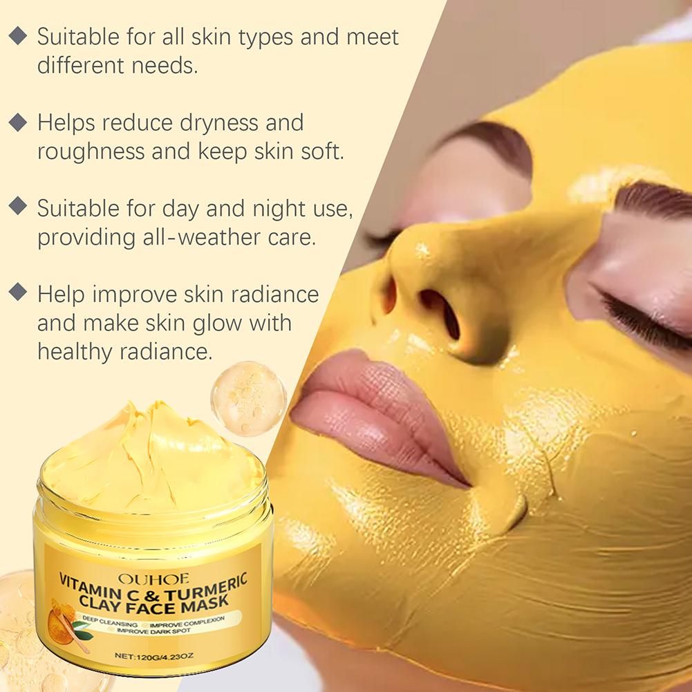 Turmeric Vitamin C Clay Mask C - Bentonite Clay Mask ulasan dan harga