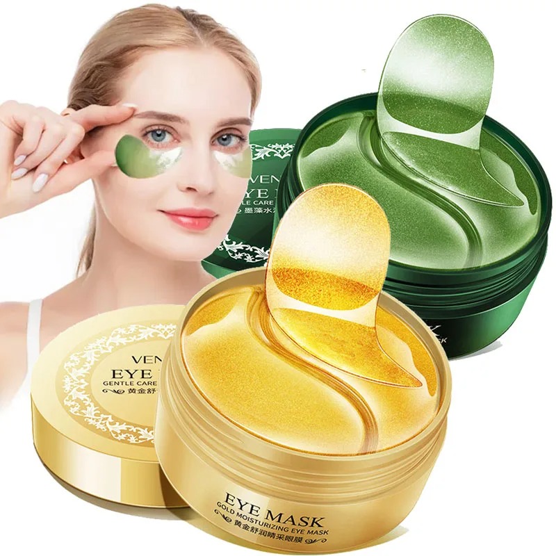 60Pcs/Box Seaweed Gold Collage - Collagen Sheet Mask ulasan dan harga