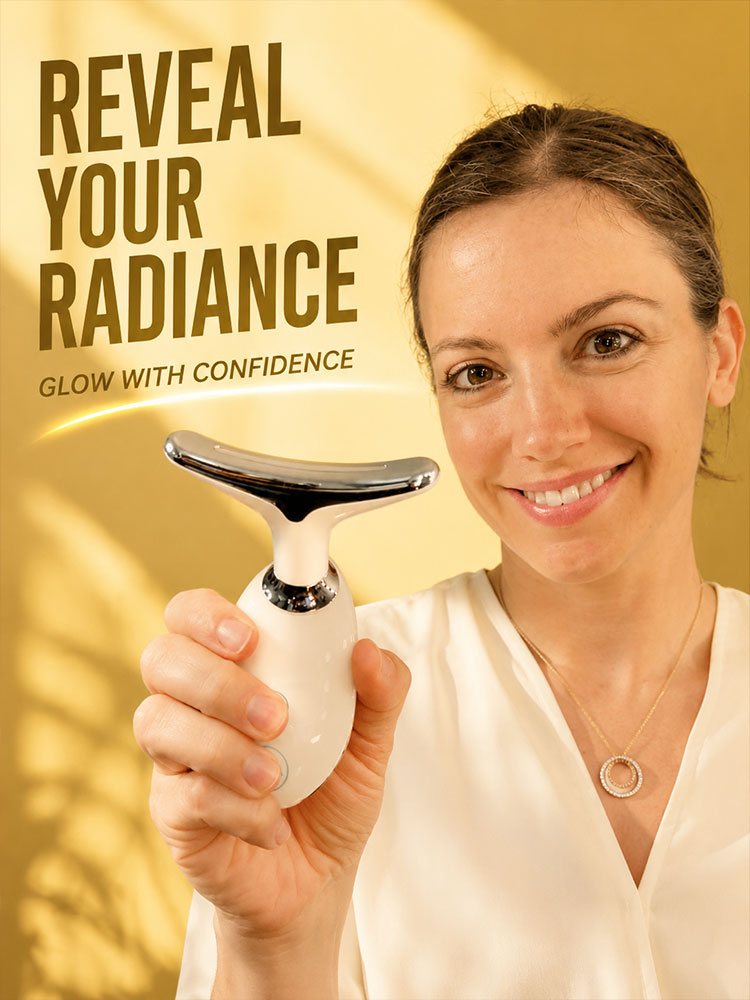 Face Neck Lifting Massager EMS - Skincare Routine ulasan dan harga