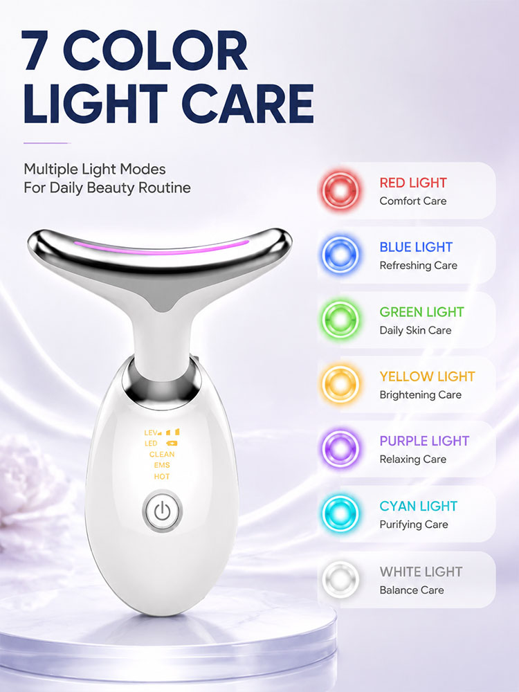 Face Neck Lifting Massager EMS - Skincare Routine ulasan dan harga