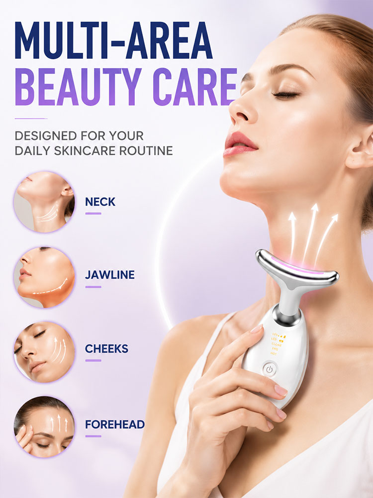 Face Neck Lifting Massager EMS - Skincare Routine ulasan dan harga