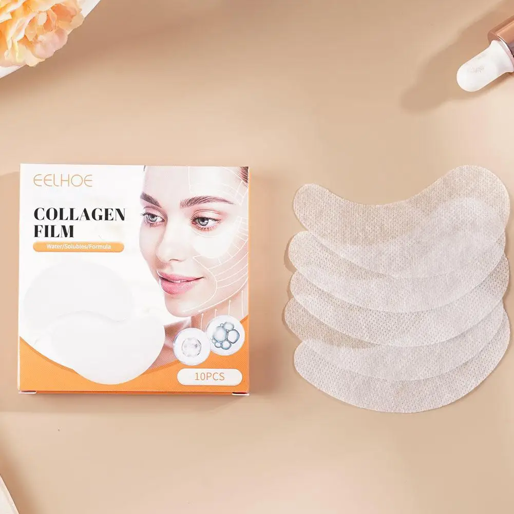 5/10Pairs Collagen Soluble Fil - Collagen Sheet Mask ulasan dan harga