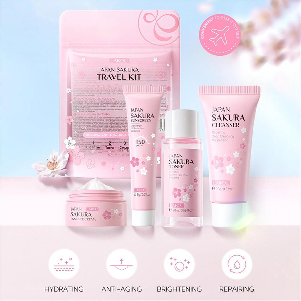 Sakura Skin Care Set facial Cl - Skincare Routine ulasan dan harga
