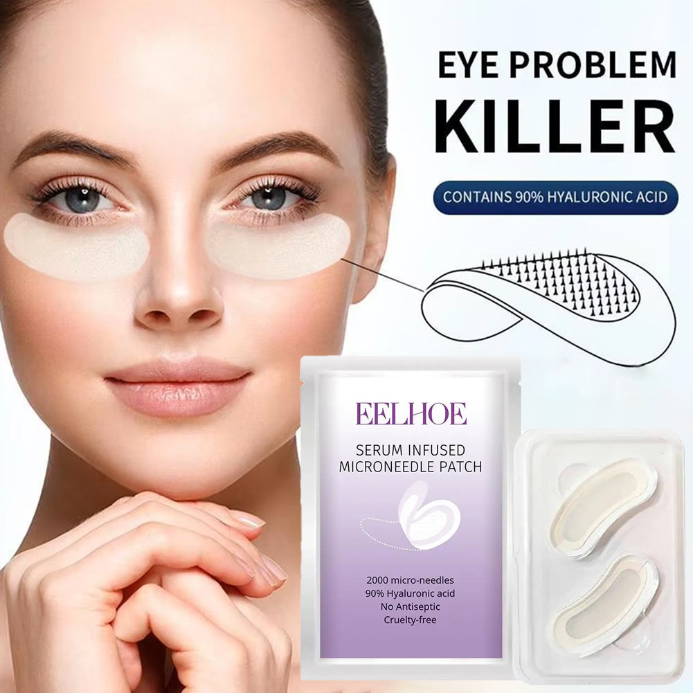 1 Pair Micro-needle Eye Patch  - Collagen Sheet Mask ulasan dan harga