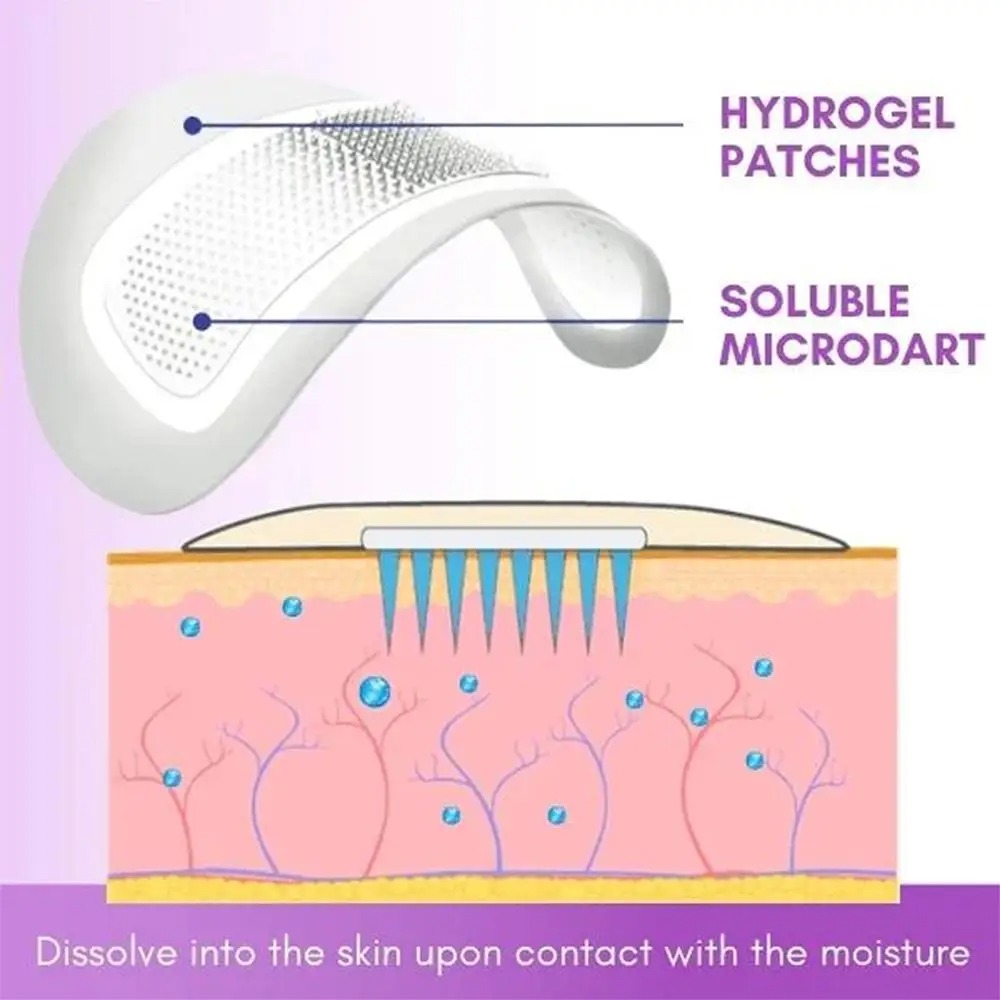 1 Pair Micro-needle Eye Patch  - Collagen Sheet Mask ulasan dan harga