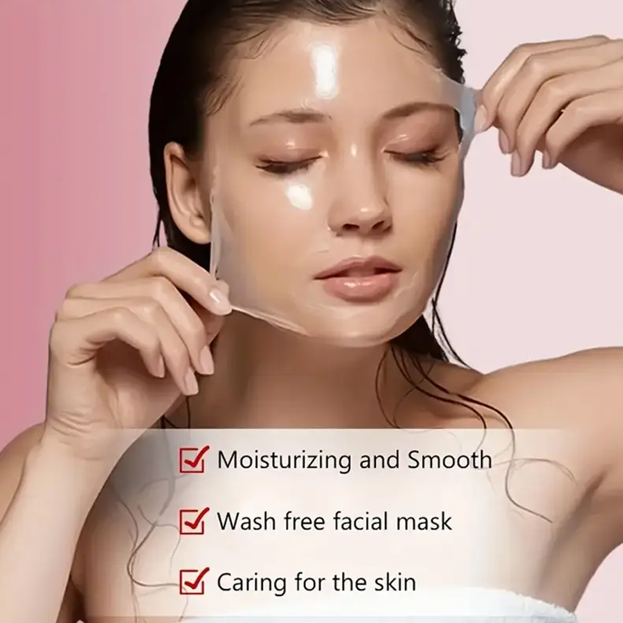 Collagen Peel Mask, Biotin Col - Bentonite Clay Mask ulasan dan harga