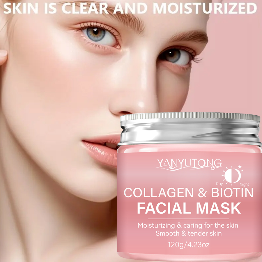 Collagen Peel Mask, Biotin Col - Bentonite Clay Mask ulasan dan harga