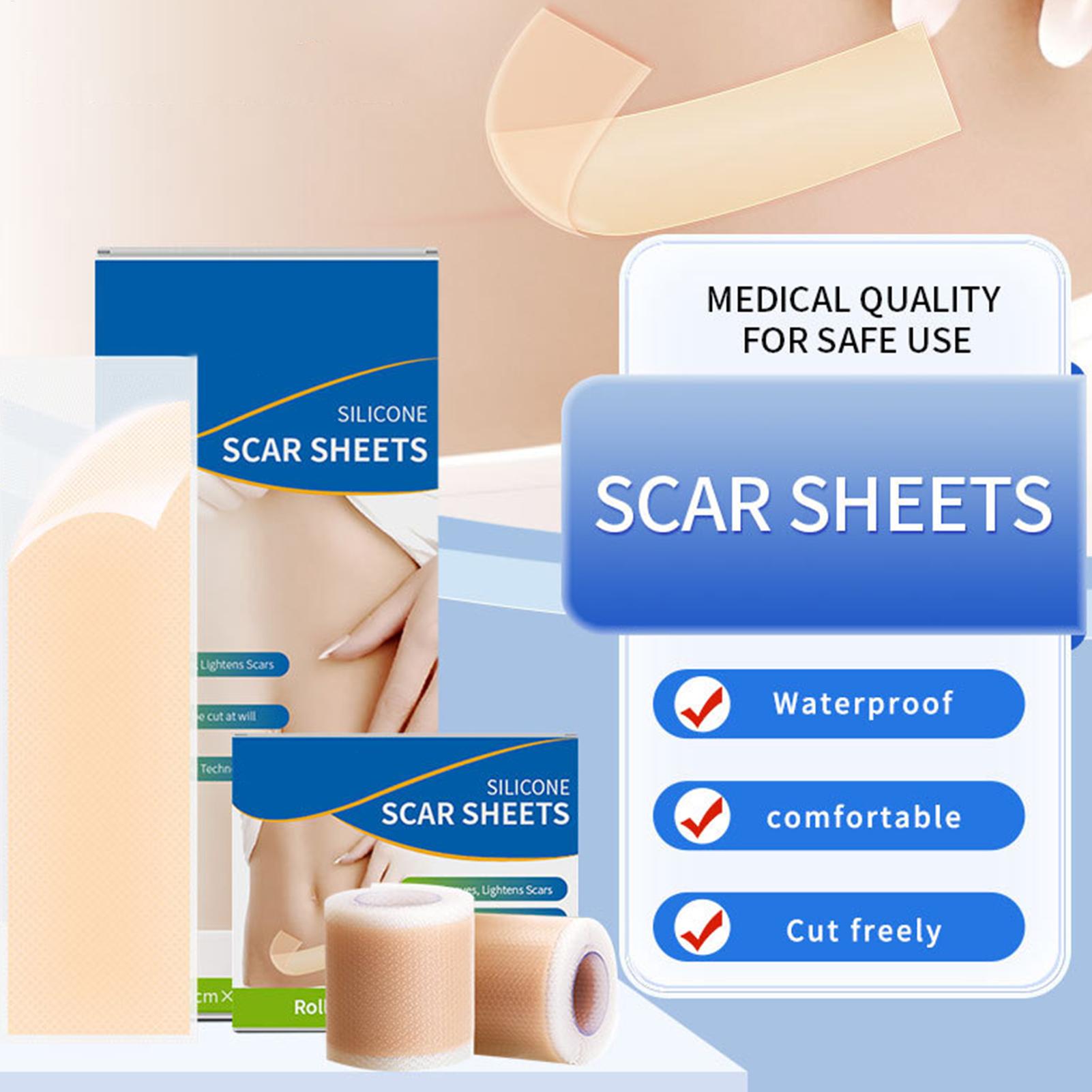 1 Roll Silicone Scar Sheets 4c - Collagen Sheet Mask ulasan dan harga