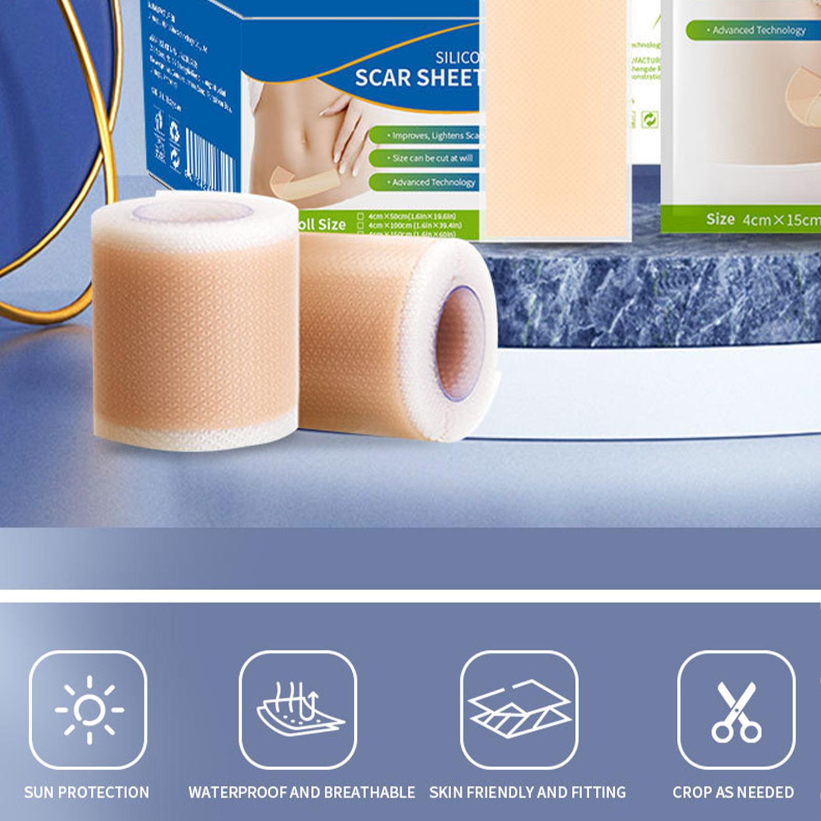 1 Roll Silicone Scar Sheets 4c - Collagen Sheet Mask ulasan dan harga